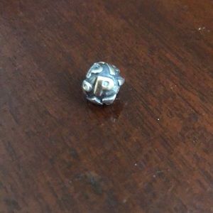 Pandora alphabet letter P charm